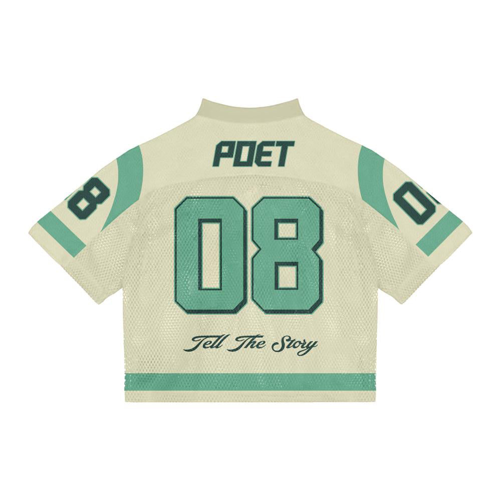 Poet' Mesh Cropped Jersey