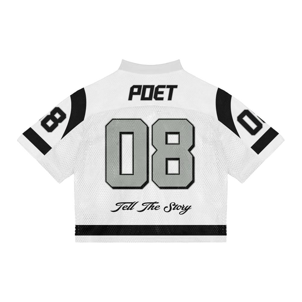 Poet' Mesh Cropped Jersey